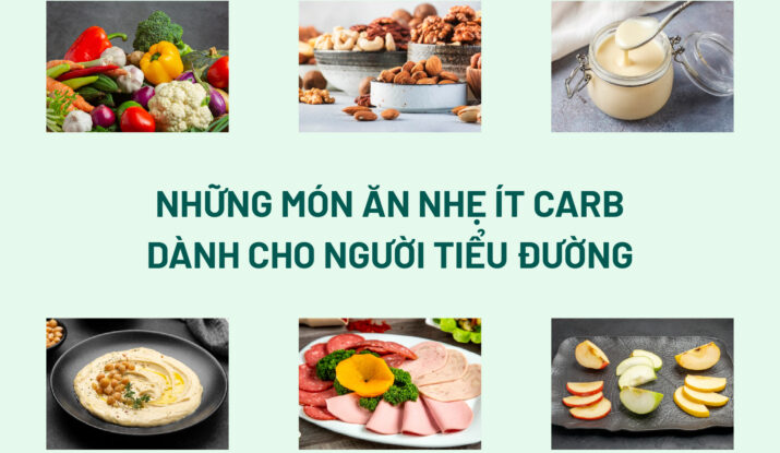 Gợi ý những món ăn nhẹ ít carb dành cho người tiểu đường