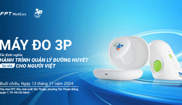 Thông báo thời gian và địa điểm sự kiện ra mắt máy đo đường huyết liên tục 3P